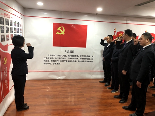 麓谷建发支部党员有自己的活动阵地了